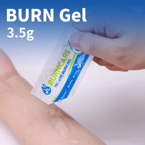 Game Changer Burn Relief Kit With Instant Cooling Gel Non Sticky Dressings Nitrile Gloves And Medical Shears For Quick First Aid That Soothes Burns Fast No Drama Needed Your Go To Emergency Kit