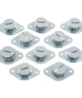 Rock Solid Quarter Turn Fasteners With Real 3 8 Inch Shank And Zinc Coated Steel Head Featuring Slotted Drive And Quick Release Latch Set of 10