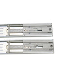 One 45mm Full Extension Push To Open Ball Bearing Drawer Slides for kitchen and bedroom furniture drawers sleek design