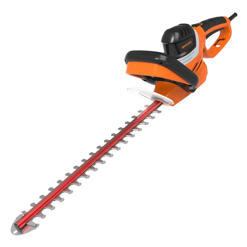 Electric Hedge Trimmer With Corded Power, 4.8 Amp, 24 Inch Dual Action Laser Blade for Quick Branch Cutting, shrubs and bushes