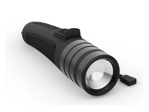 Go To Spearfishing Underwater Flashlight 1600 Lumens Hunt Torch With Ergonomic Anti Slip Grip 290m Reach In Air Italian Designed