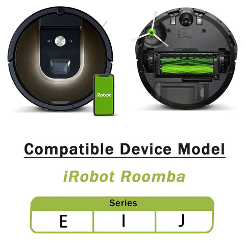 Comprehensive Roomba Replacement Parts Kit For I1 Through I9 And J Series With 2 Rubber Brush Sets 6 HEPA Filters And 6 Side Brushes