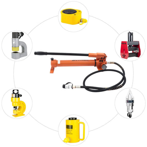 Knockout 700Cc Hydraulic Hand Pump Pumps Out 60 To 70 Mpa Force Built For Daily Shop Grind No Sweat Carry Platform Features Comfort Grip Lever And Auto Shift Valve For Straight Ahead Reliability