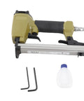 High-Octane Pneumatic Air Nailer With Boss Level 100 Nail Capacity And Swift Touch Control For Carpentry Woodworking Hacks.