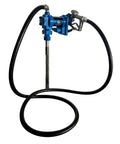 Heavy Duty 20 GPM 12 Volt Fuel Transfer Pump With 50 Amp Auto Fuse Built Like A Tank For Badass Gasoline Diesel Kerosene Methanol And Biodiesel Transfers with hose.