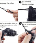 Instructions for installing Otter Dampener Bow String Silencer 1 Pair for Recurve Bows, showing step-by-step process