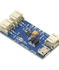 Hella Compact 3 Pack Solar Li Ion Battery Charger Board 500 Ma Cn3065 Chip view, blue PCB with connectors, for DIY outdoor projects.