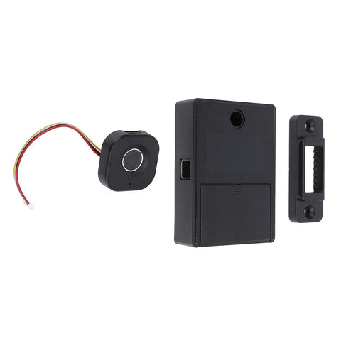 Components of Biometric Fingerprint Cabinet Lock Keyless Entry For Drawers And Wooden Cabinets Ultra Fast 0.5 Second Unlock