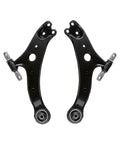Toyota Front Lower Control Arm 8pc Kit Fits Camry 2012 to 2017 and Avalon 2013 to 2018 Includes Front Lower Left and Right Control Arms Sway Bar End Links Outer Tie Rod Ends Premium Replacement Suspension Parts front lower control arms shown
