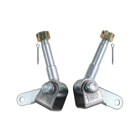 17mm Steering Knuckles Pair for Go Kart and Drift Trike Front Steering Strut Knuckles Left and Right 17mm Bore Durable Alloy