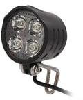 Bright LED Headlight For Electric Bikes And Scooters With Built In Horn Four LED Front Lights For Night Riding Waterproof Front Lamp For Motorcycle And E Bike Ultra Bright Beam And Easy Install Versatile Front Light Ride Safe