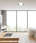 Modern bathroom with Ultra Quiet 90 CFM Bathroom Exhaust Fan With Light Powerful Moisture And Odor Ventilation For Your Home One Point Five Sones