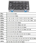 Top Notch Spring Collet Chuck Set For CNC Machining ER11 ER16 ER20 with 15 precision collets in durable case
