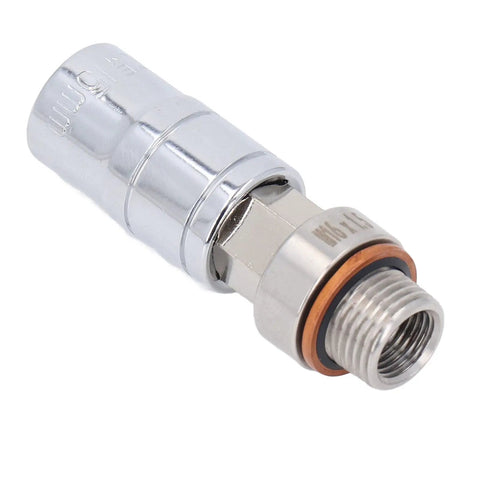 Heavy Duty Oil Pan Drain Plug M16x1.5 For Your Car Engine With Thread Repair Kit And Extension Bit To Stop Leaks And Fix Stripped Threads Like A Boss, chrome M16x1.5 plug