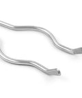 Close-up of 16 Inch Stainless Steel Crucible Tongs for Laboratory and Industrial Use Beefed Up Heavy Duty Rugged and Heat Resistant