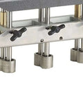 Three Station Metal Bead Roller Bender for 0.01 to 0.04 Inch Sheet Metal Fabrication with adjustable 90 degree bends