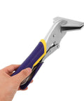 Hand Seamer Straight Jaw Sheet Metal Bender Tool With Textured Locking Pliers Ergonomic Comfort Grip for HVAC and metal bending