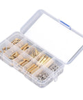 Brass M3 Hex Spacer Kit 120 Pieces Built For DIY Projects And Metalwork Premium Quality Spacers And Nuts Set Oxidation Resistant And Easy To Install Great For Automotive And Industrial Use in plastic organizer box