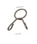 Steel clamp for Inline Gas Petcock Shut Off Valve For Mini Bikes Dirt Bikes Go Karts ATVs Tao Tao Scooters
