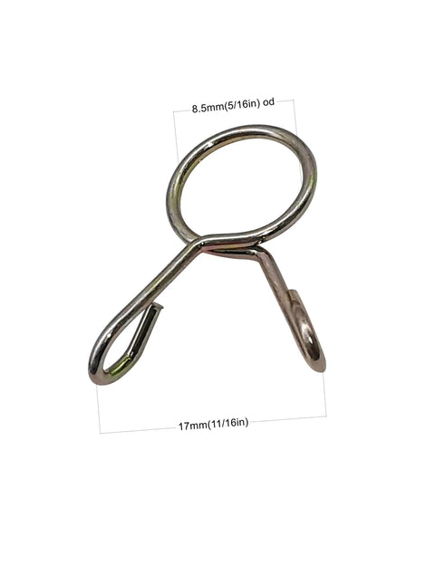 Steel clamp for Inline Gas Petcock Shut Off Valve For Mini Bikes Dirt Bikes Go Karts ATVs Tao Tao Scooters