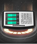 High Precision Indicator of Hardcore Heavy Duty Waterproof Digital Floor Scale 300kg 660lb with display and control keys.