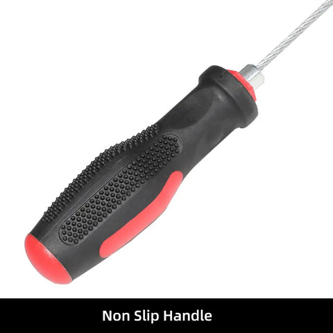 Magnetic Oil Drain Plug Remover Tool With Flexible Shaft 13 Inch Reach No Burn Oil Change Pickup Tool Wrench Style Sump Plug Remover For Hard To Reach Drain Plugs And Safer Smarter Automotive Maintenance