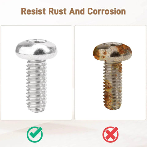 Comparison of rust-resistant Armrest Screws For Zody Office Chair Replacement Hardware M6 16mm Size Pair Durable Alloy Steel Grade 12.9.