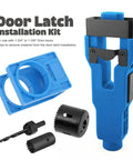 Get That Mortise Done Fast With This Premium Door Lock Installation Kit Featuring Auto Positioning For Precise Scoring And Chiseling On Wooden Doors To Make Your Job Easier. door latch installation kit for 1-3/4 and 1-3/8 inch doors, ABS and steel