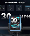 Display of RetroVolt Electric Bike For Adults With 2000W Peak Motor 30 MPH Top Speed 70 Mile Range 48V 13Ah Removable Battery