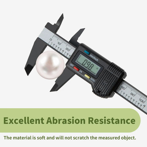Compact Digital Caliper 0 To 4 Inch With Inch Millimeter Conversion And Auto Off Lightweight Plastic Carbon Fiber Measuring Tool measuring pearl