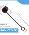 Tesla EV Charger Port Cover Waterproof Soft Silicone Dust Cap With Step Design dimensions and size guide