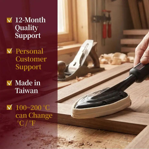 Edge Banding Iron With Digital Temperature Display For Precise Veneer Sealing Adjustable Heat Tool For Tacking 100 To 200 C