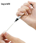 Person refilling Pen Style Precision Tip Eraser Round 2.3mm That Will Not Rip Paper, Dope Detail Eraser