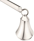 Close-up of Wynford 24-Inch Single Towel Bar in Polished Nickel Finish with Durable Wall Mount for Bathroom and Kitchen Use