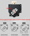 Aluminum Profile Tapping Assistant Tap Guide Jig For 20 30 40 Series European Standard Extrusion with 6.2mm support.