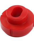 Red bushing from Chevy 81-87 Polyurethane Body Cab Mount Bushing Kit 12 Piece Direct Fit Heavy Duty For C10 C20 K10 K20 K30 GMC 1500 2500