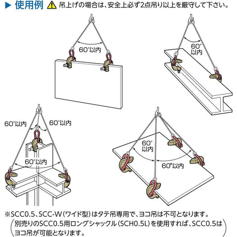 Illustration of Beefy Wide Screw Cam Clamp 50 To 100 Mm Universal Steel Lifter in use with steel plates and beams.