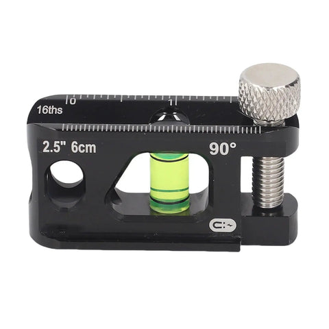 Pro Grade Magnetic Pipe Level Tool For Electrical Conduit Routing Black Die Cast Aluminum with precise level for accurate alignment.