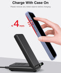 3 In 1 Wireless Charging Dock For Apple Watch Series Ultra Through 3, iPhone 12 Through 17, And AirPods Pro, case compatibility