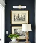 Modern Brass Wall Sconces Two Light Cylinders Frosted Glass Vanity Lights For Hallway Bedroom And Staircase ETL Listed