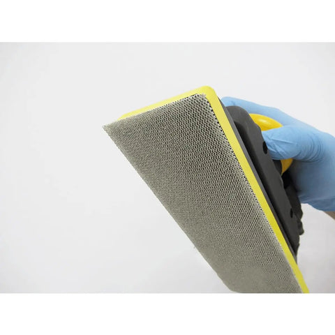 Premium 50 Pack Mesh Sanding Discs 198x70mm Dry Polishing With Hook Loop For Wood Metal Stone 320 Grit Dust Free Anti Clogging Abrasive Pad Set handheld sanding pad with mesh surface