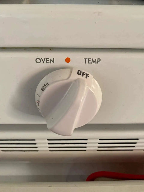 Thermostat Oven Knob Replacement For GE And Hotpoint Range Ovens White Control Knob Fits WB03K10036 WB3K10036 WB3K10037