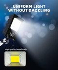 Real Deal Heavy Duty LED Cob Work Light Featuring Adjustable Gooseneck Arm And Rock Solid Screw Mount Delivers Killer Brightness for uniform lighting.