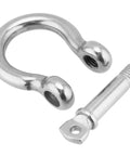 Tough As Nails 15 Pack 1/4 Inch 304 Stainless Steel Screw Pin Shackles, close-up view of individual shackle and pin detailing.