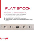 Precision Ground Flat Stock Pro Grade For Intricate Projects O One Tool Steel One And A Half Inch Wide Three Sixteenths Inch Thick Eighteen Inch Length Great For Amateurs And Pros with specifications
