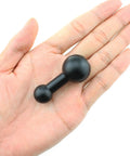 25Mm To 17Mm Ball Adaptor Aluminum Alloy Dual Socket Arm Rotating Ball Mount For RAM Brackets GPS Units Car Dash Mounts Universal Fit Rock Solid Heavy Duty Swivel Mount, black aluminum ball adapter in hand