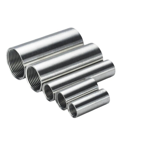 Heavy Duty Barrel Nipple Pipe Fitting Connector 304 Stainless Steel BSPT Female Threads from One Eighth Inch to Two Inch