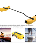 Inflatable Kayak Stabilizer Outrigger Kit For Canoes And Boats, Floating Balancing Accessory, Lightweight, Portable, Yellow