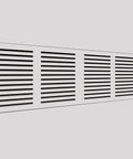 Removable Mud In Flush Cold Air Return Vent Cover And Register, Premium Modern Wall Vent, 32x12.25 inches, seamless design