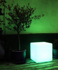 10 Inch Rechargeable LED Cube Light With Remote, 16 RGB Colors, Dimmable Mood Lamp For Any Vibe, Cordless Waterproof Cube Light